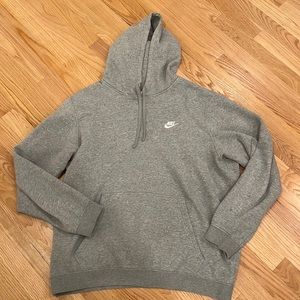 Mens Gray Nike Hoodie